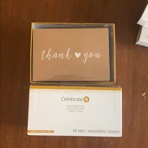 2 Brand New Boxes of “Thank You” cards